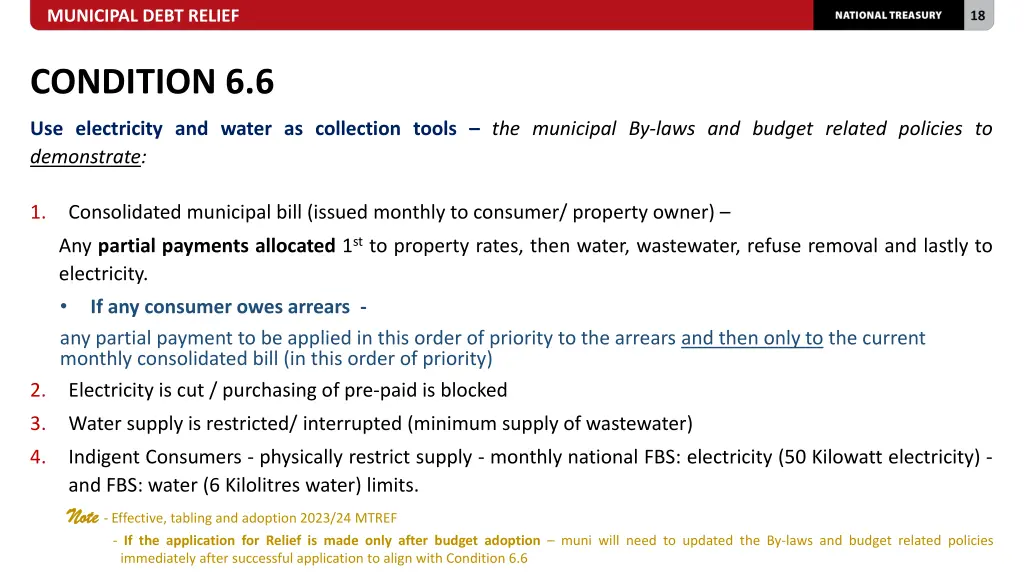 municipal debt relief 16