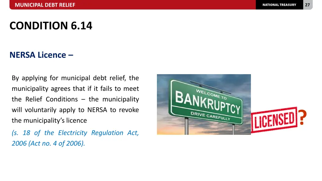 municipal debt relief 25