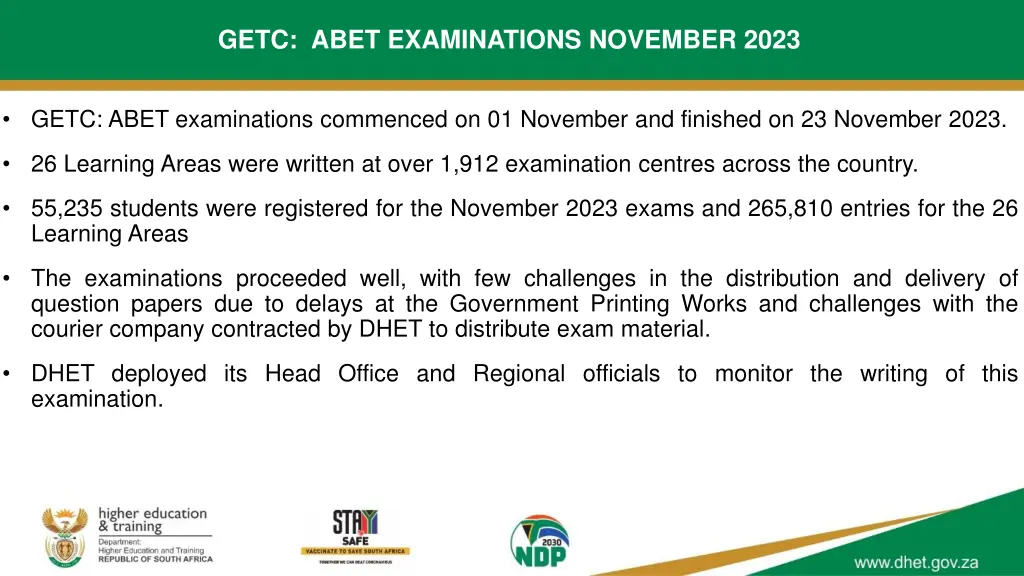 getc abet examinations november 2023