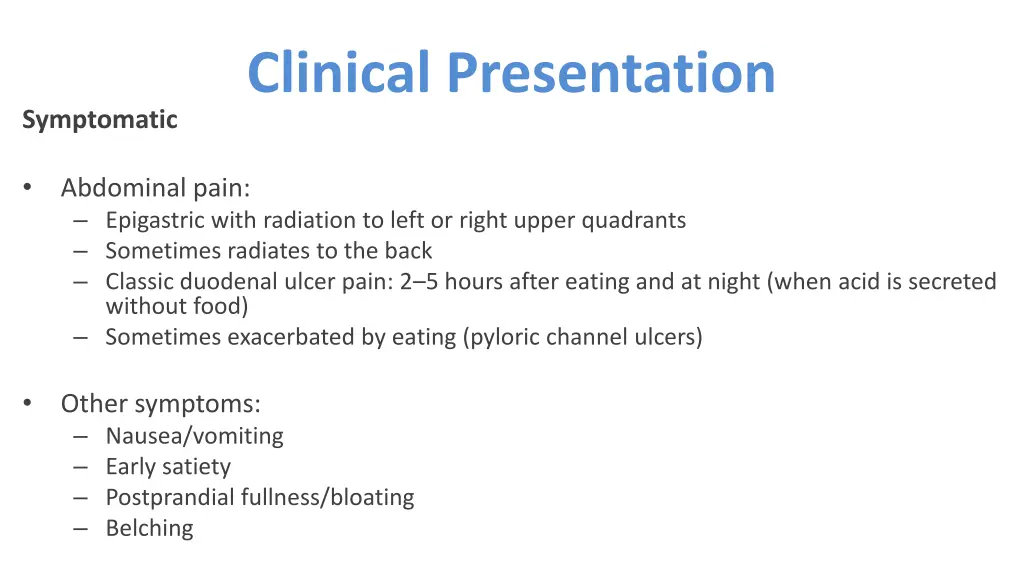 clinical presentation 1