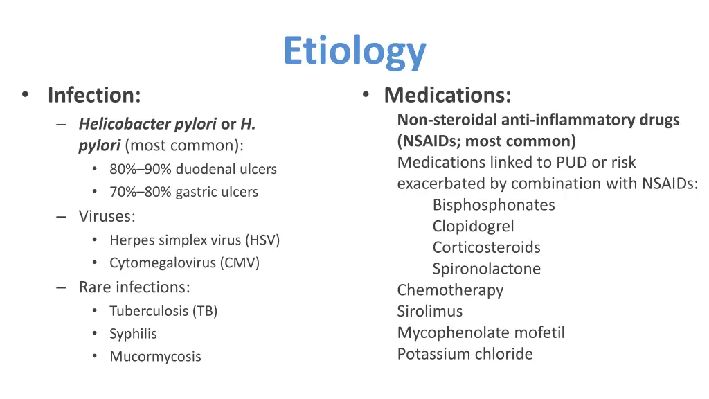 etiology