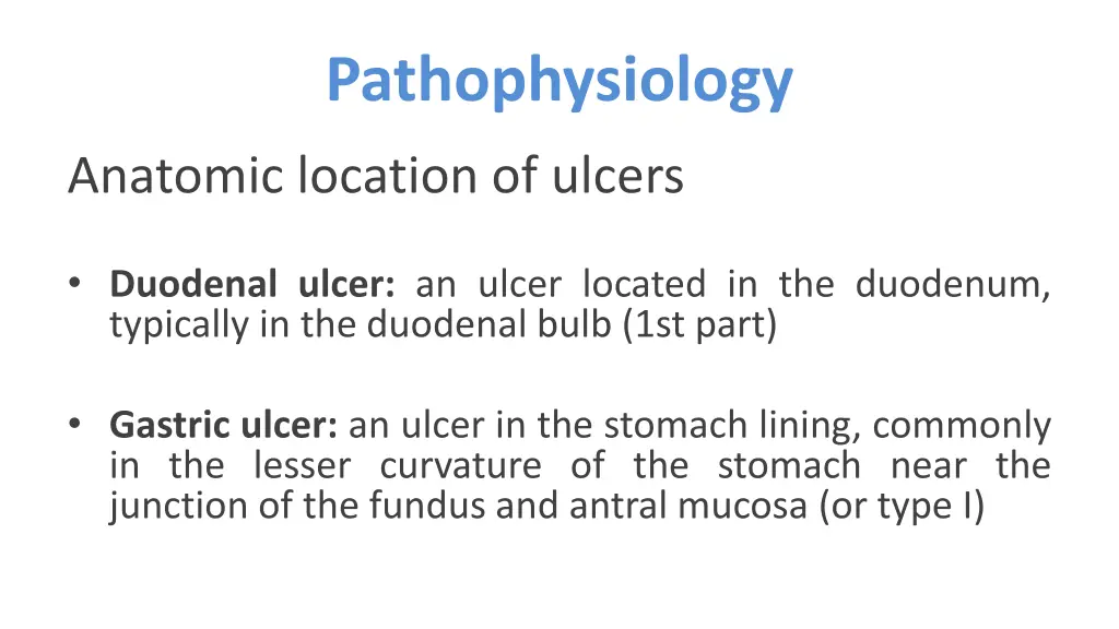 pathophysiology