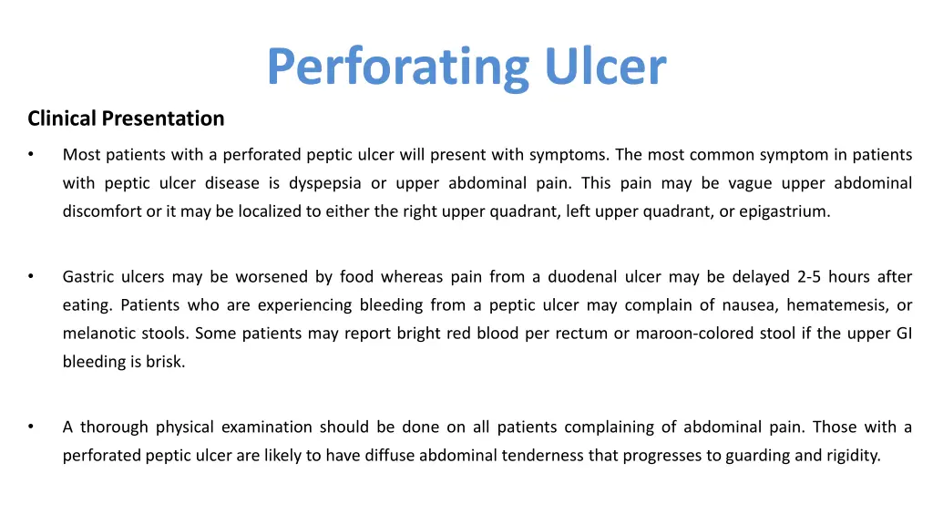 perforating ulcer