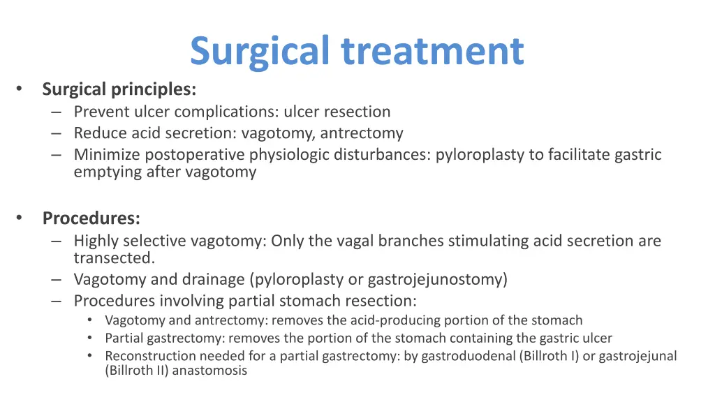 surgical treatment surgical principles prevent