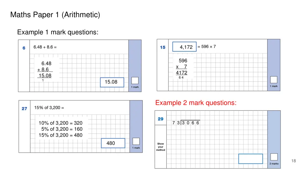 maths paper 1 arithmetic 1