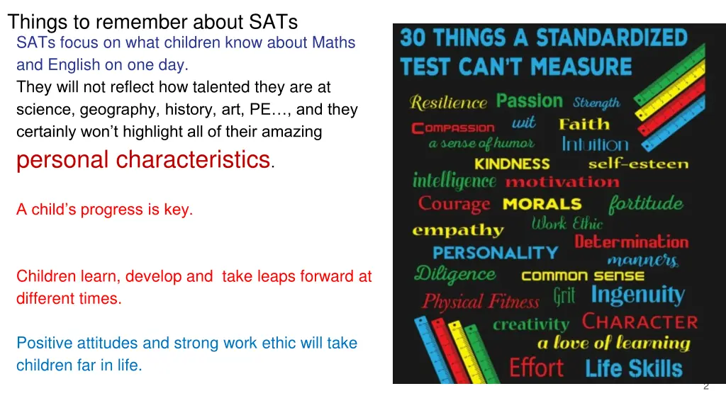 things to remember about sats sats focus on what