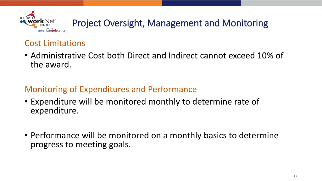 project oversight management and monitoring