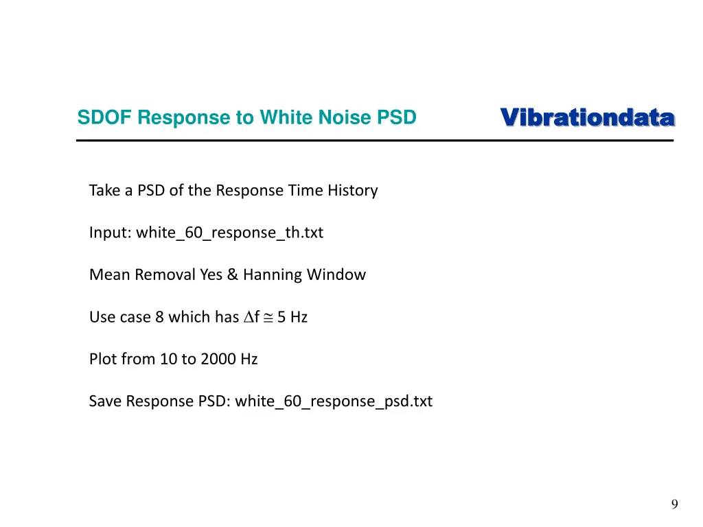 vibrationdata vibrationdata 6
