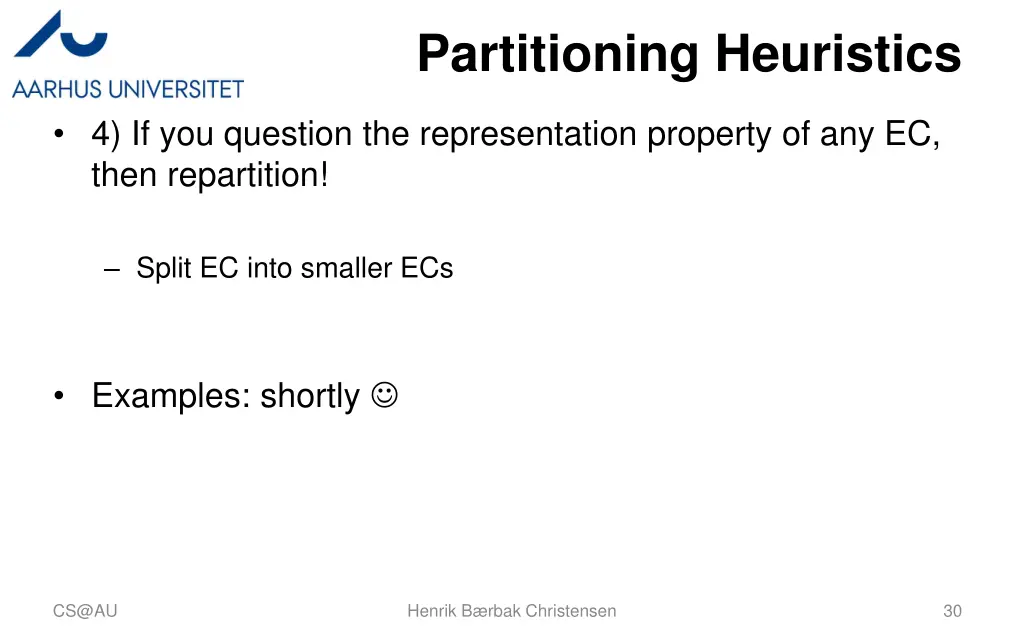 partitioning heuristics 3