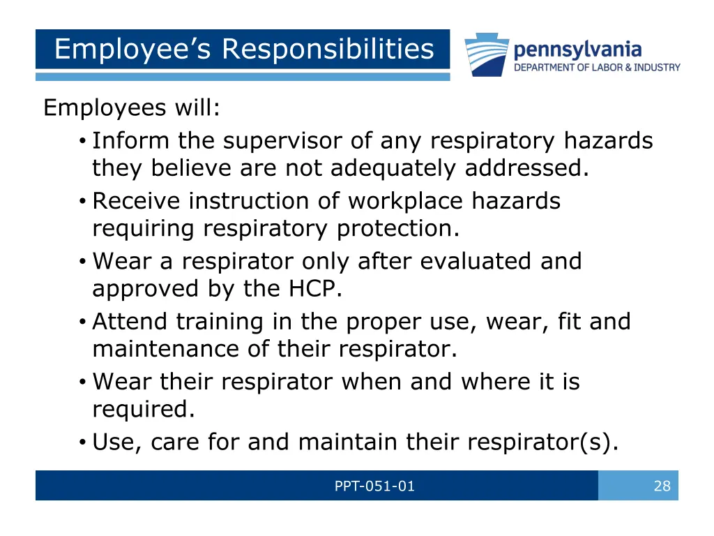 employee s responsibilities