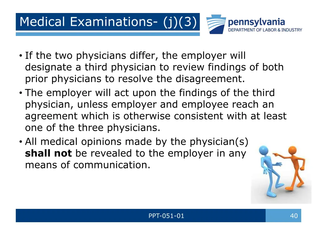 medical examinations j 3 3