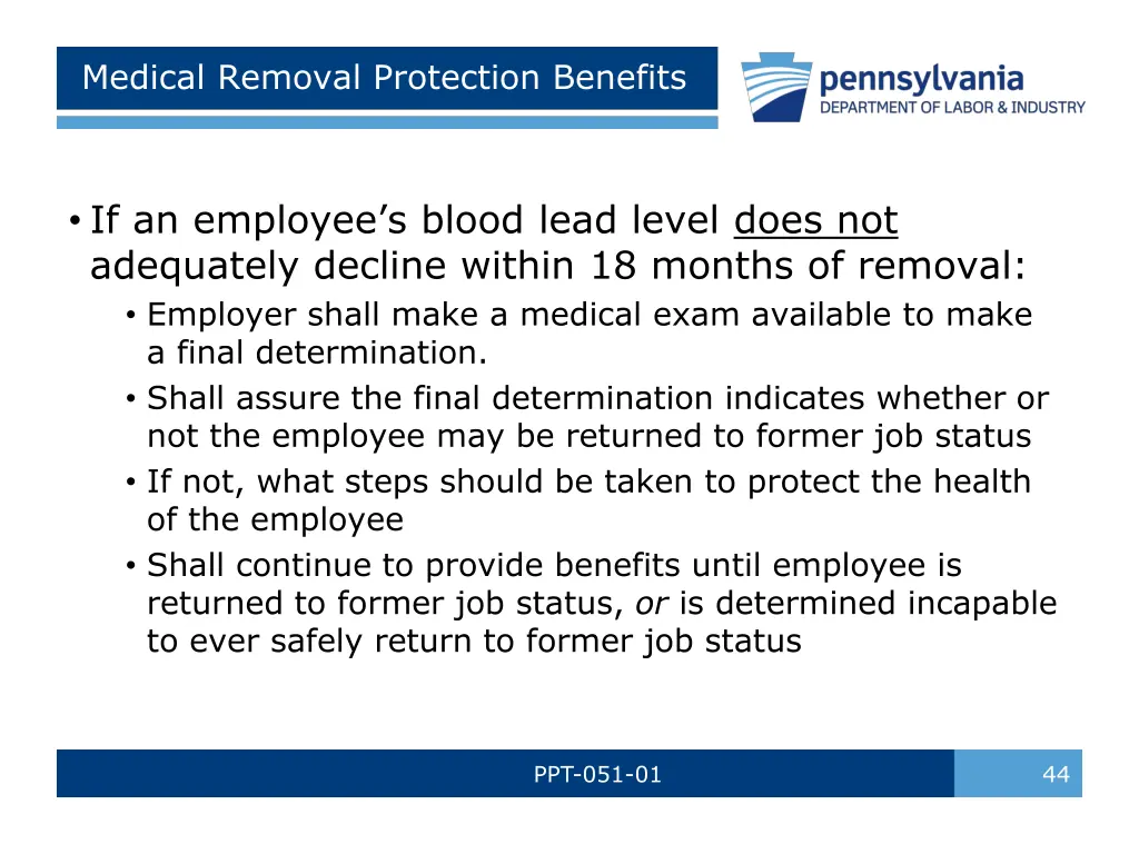 medical removal protection benefits 1