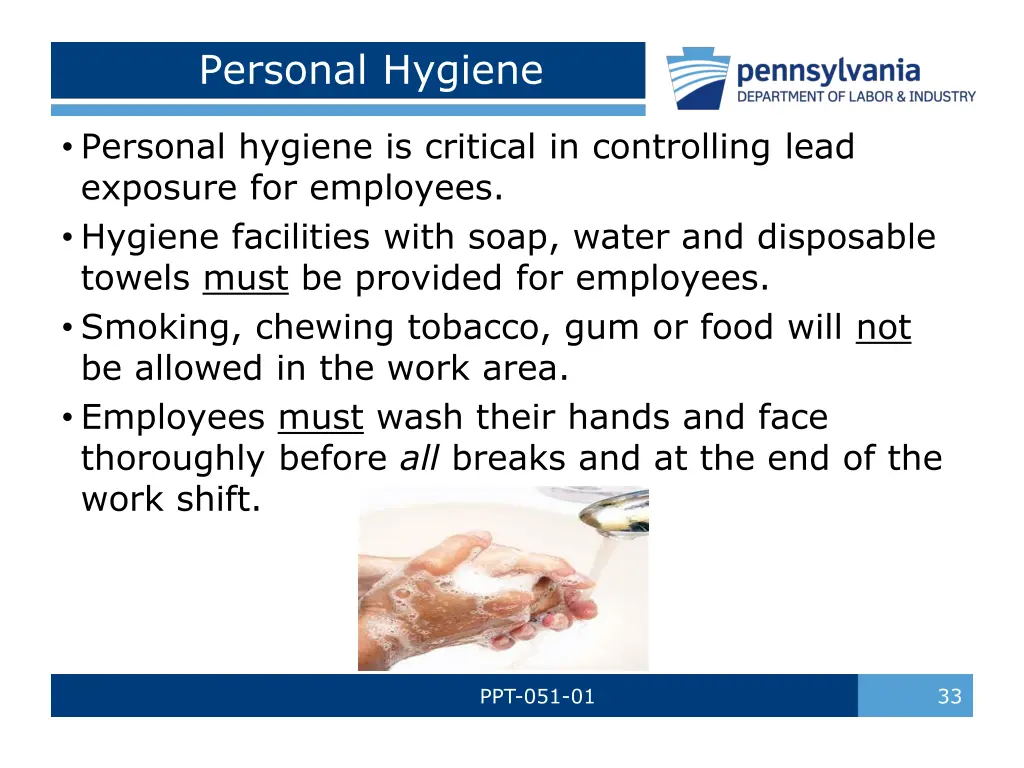 personal hygiene