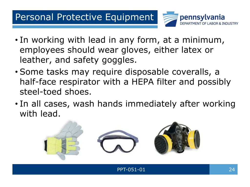personal protective equipment