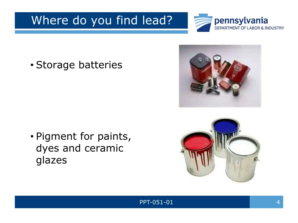 where do you find lead