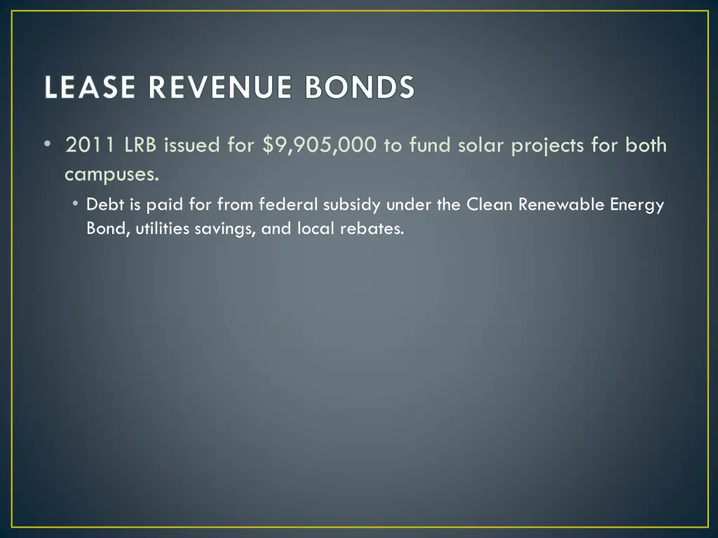 lease revenue bonds 1