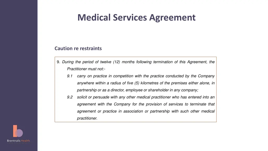 medical services agreement 2