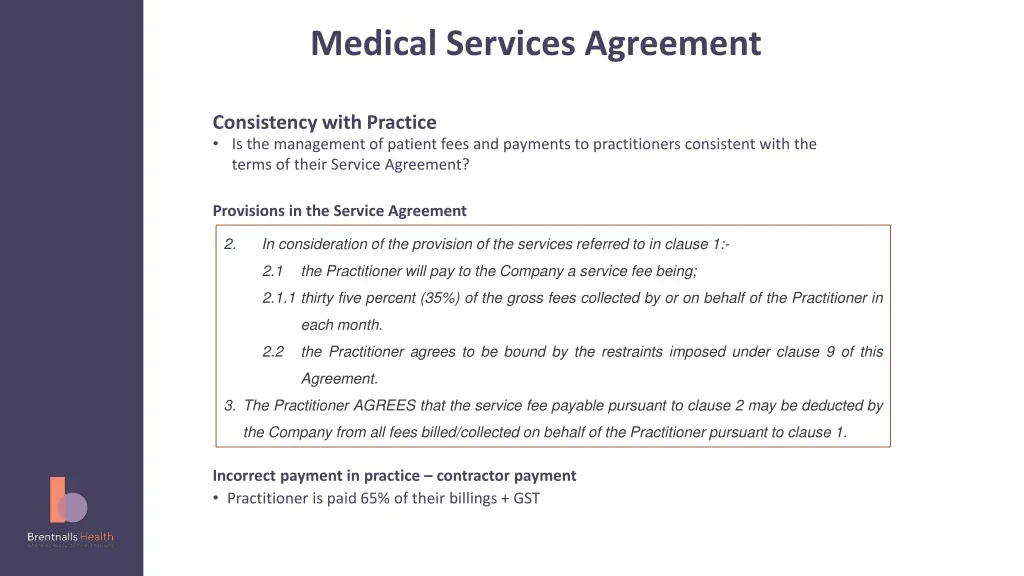 medical services agreement