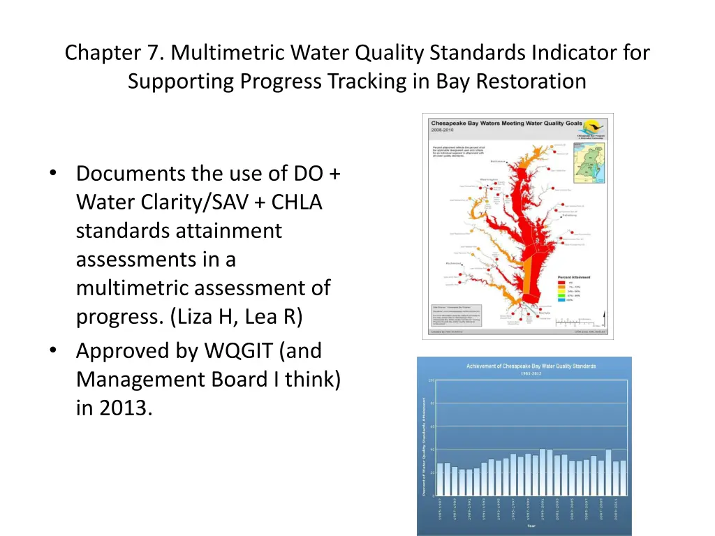 chapter 7 multimetric water quality standards