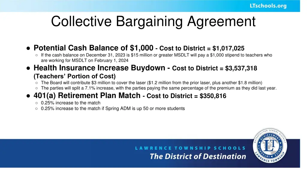 collective bargaining agreement