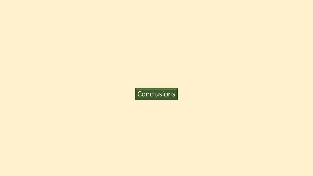 conclusions