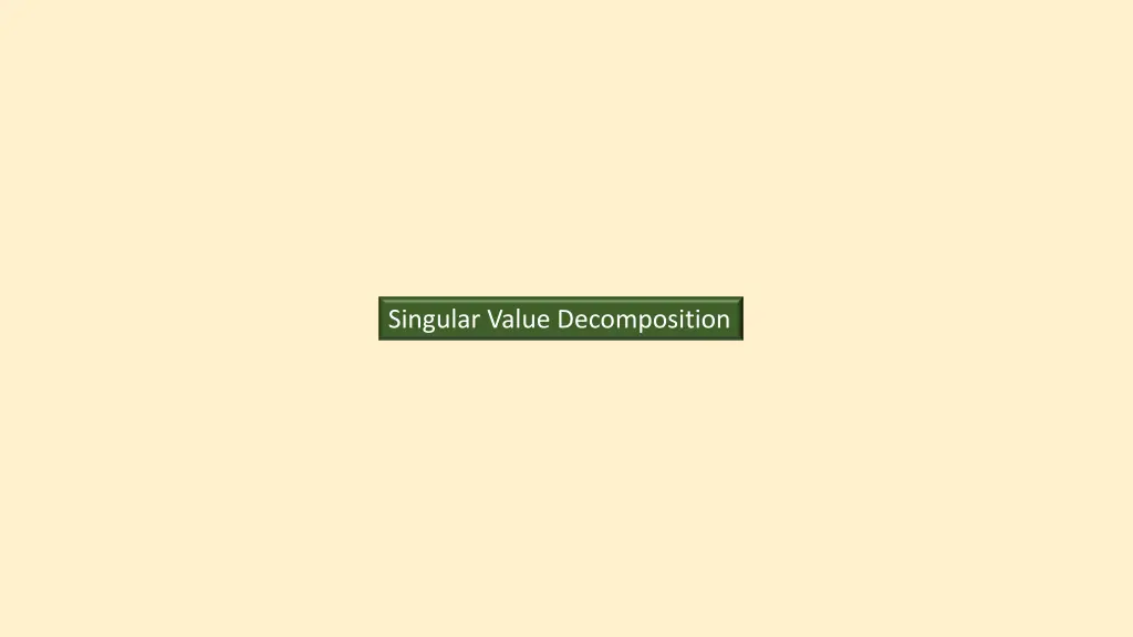 singular value decomposition 3