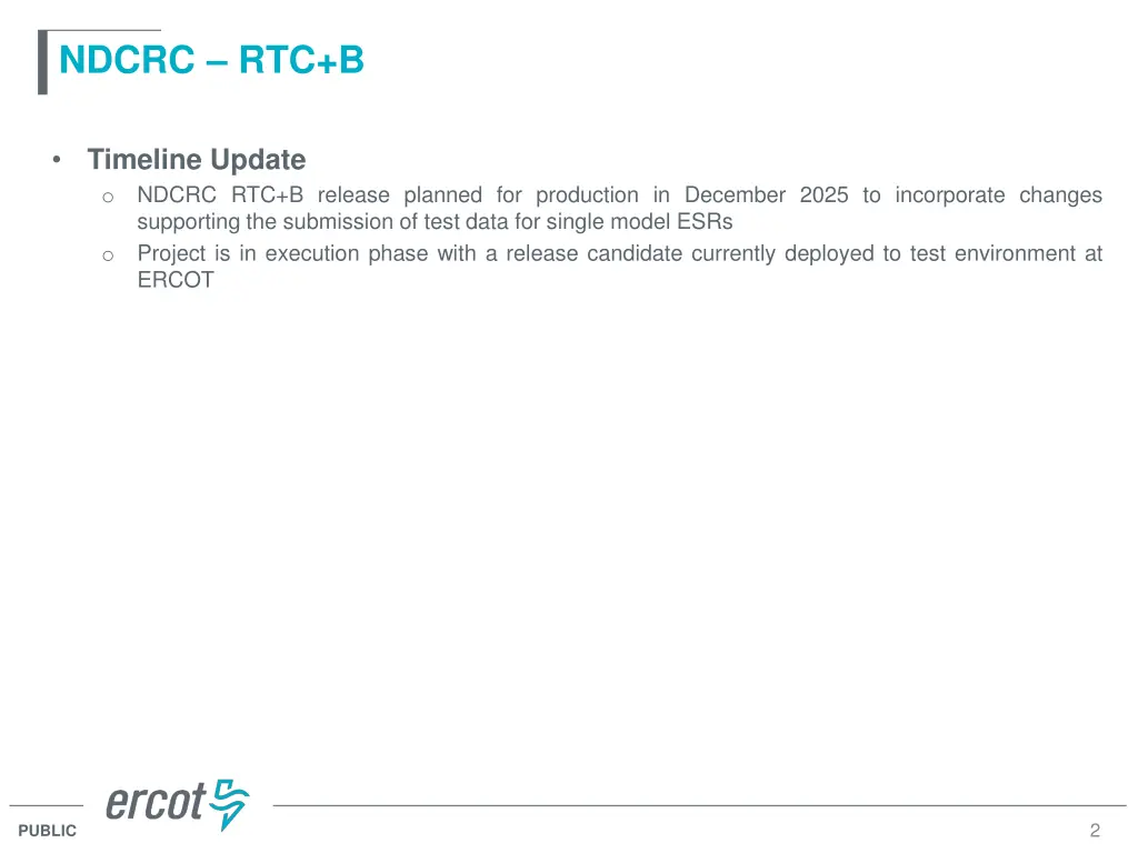ndcrc rtc b