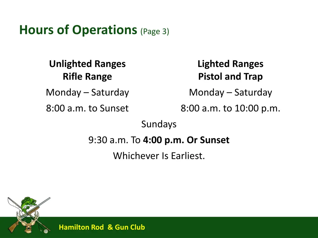 hours of operations page 3