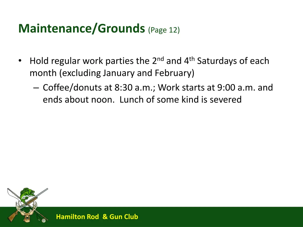 maintenance grounds page 12