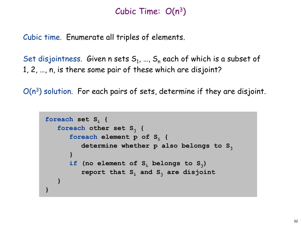 cubic time o n 3
