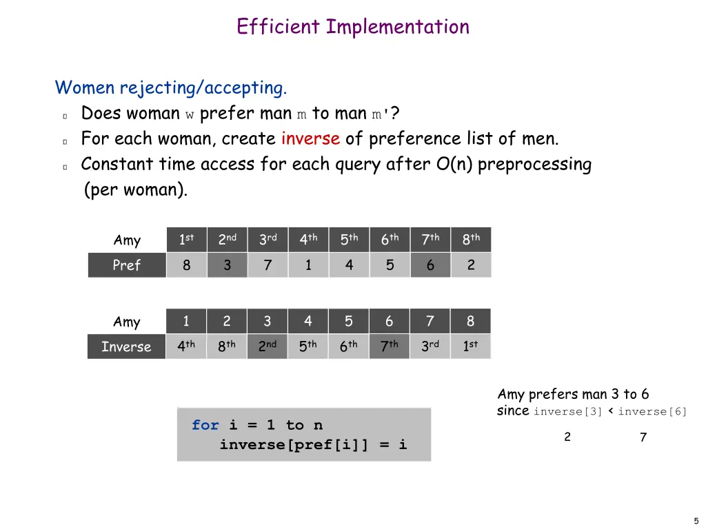 efficient implementation 1