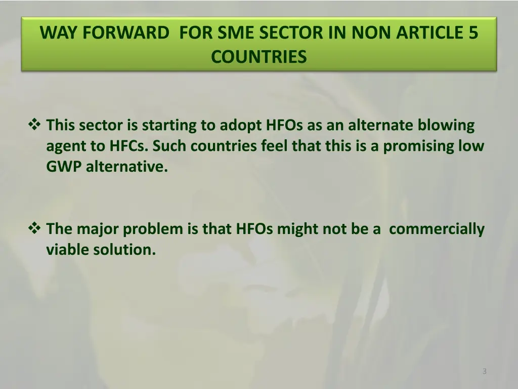 way forward for sme sector in non article