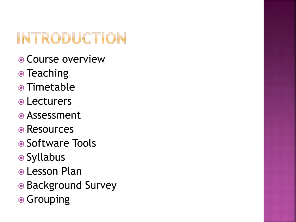 introduction