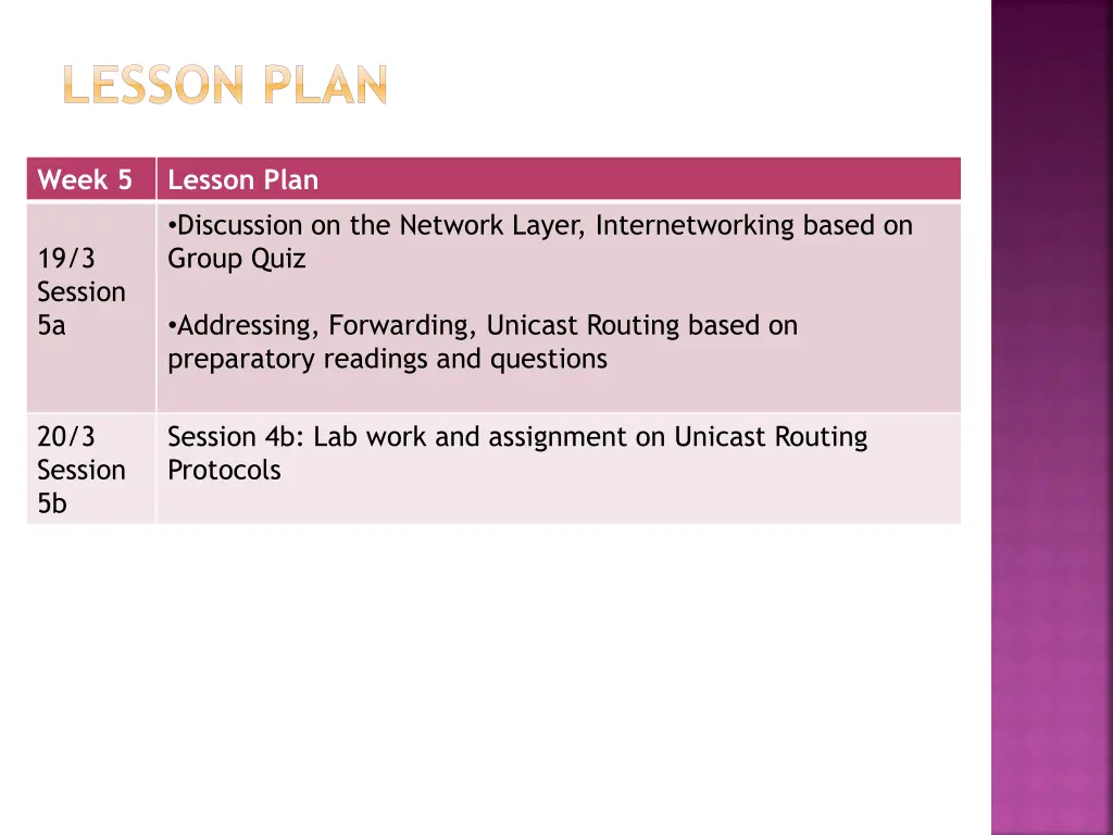 lesson plan 4