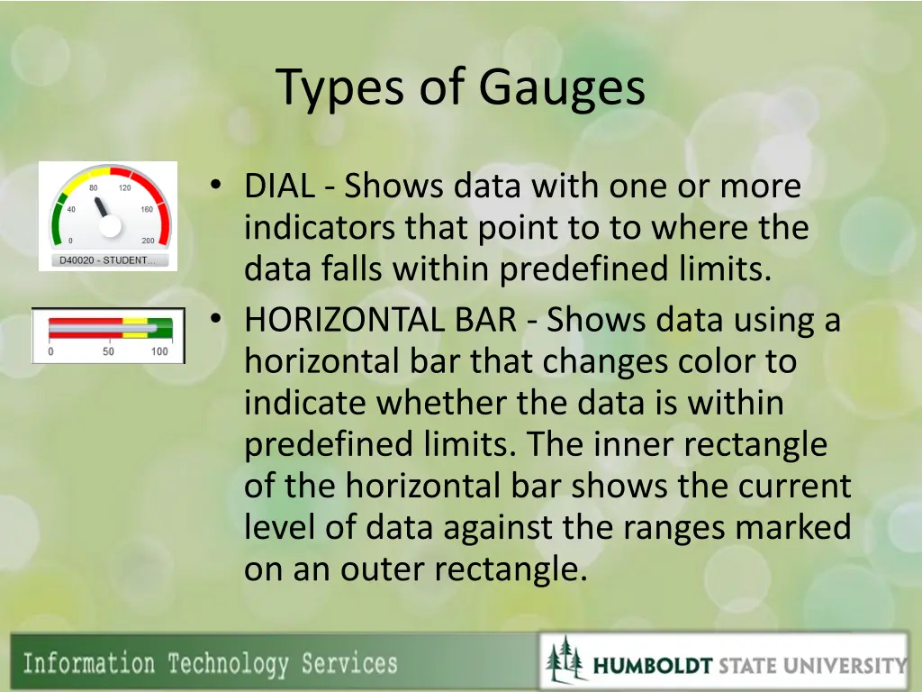 types of gauges