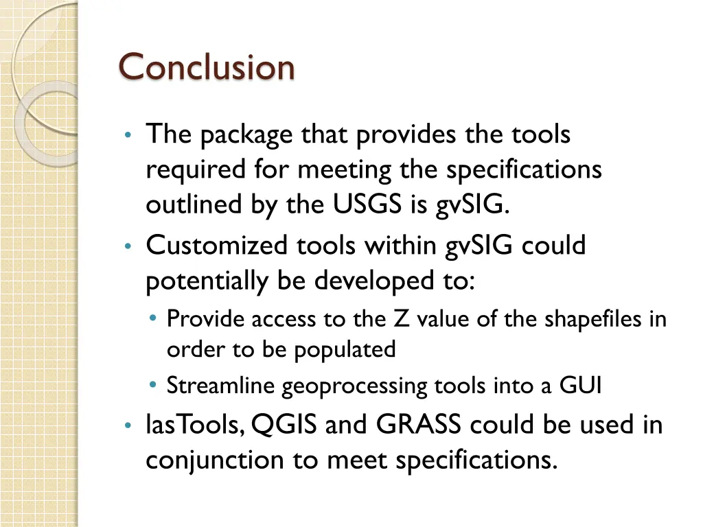 conclusion