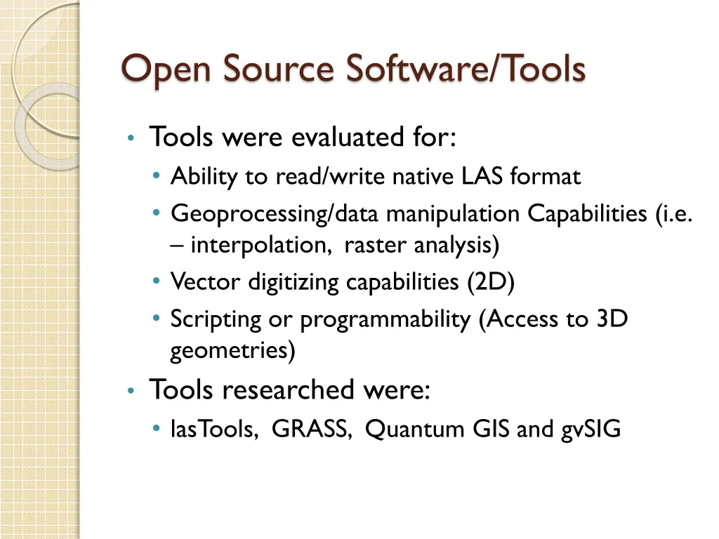 open source software tools