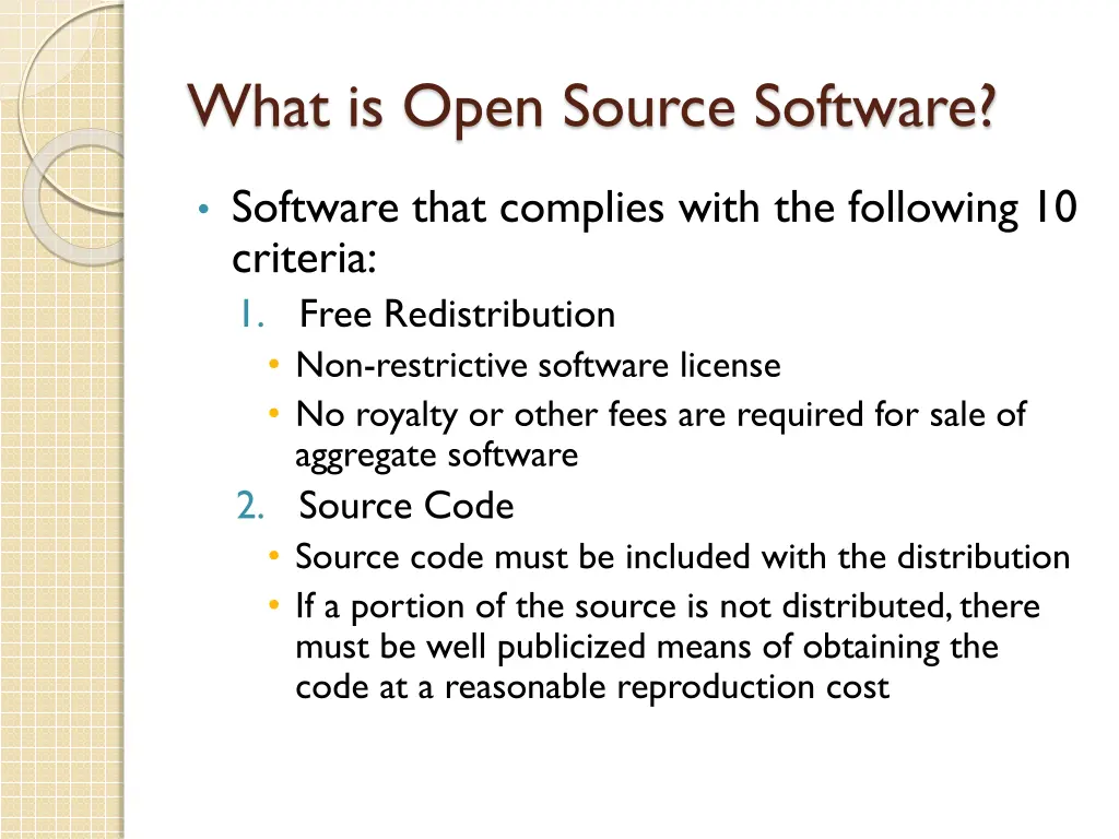 what is open source software