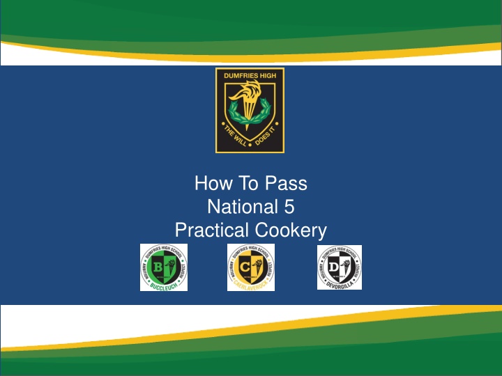 how to pass national 5 practical cookery