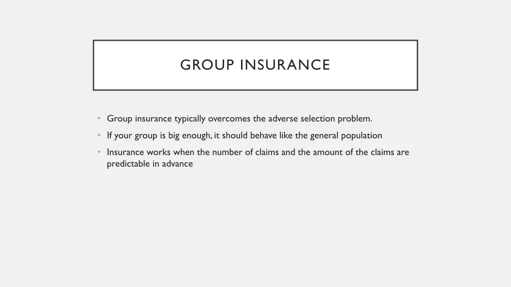 group insurance