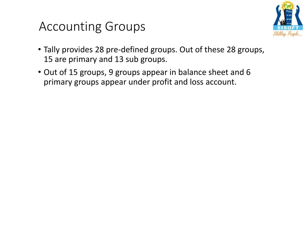 accounting groups 1