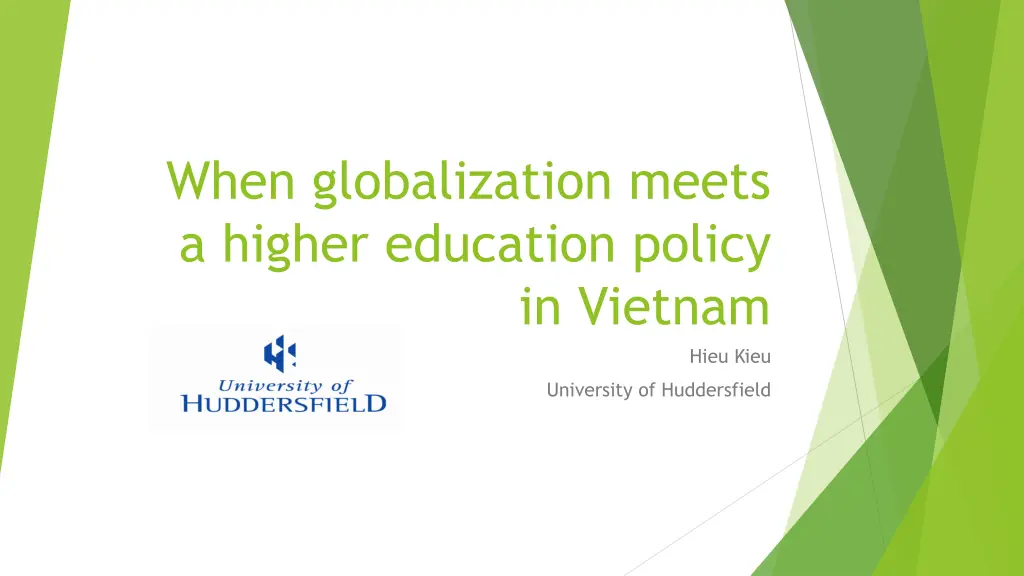 when globalization meets a higher education policy