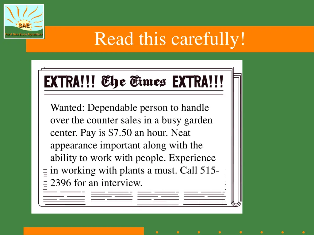 read this carefully 2