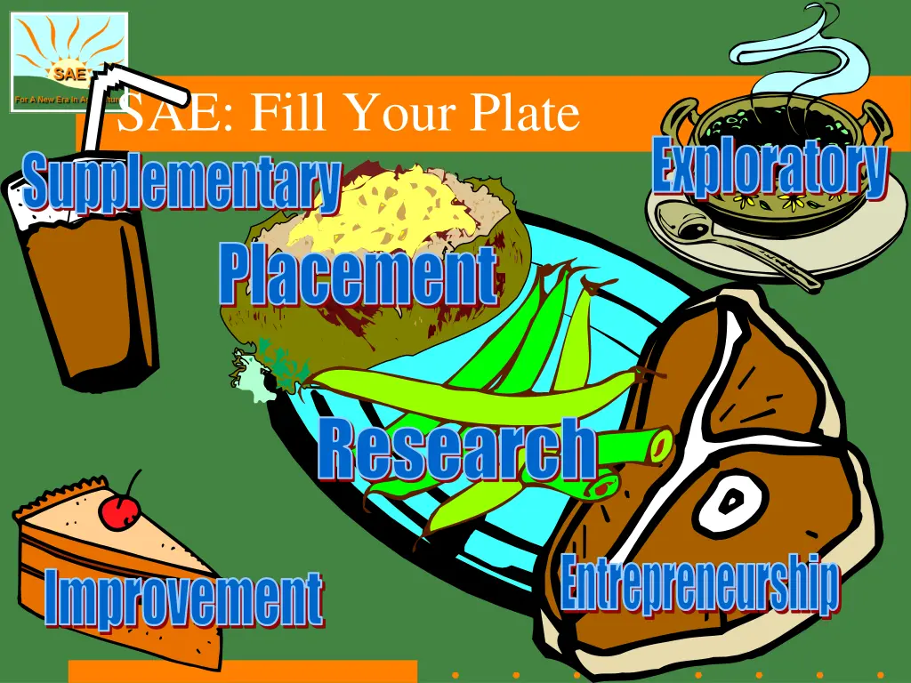 sae fill your plate supplementary
