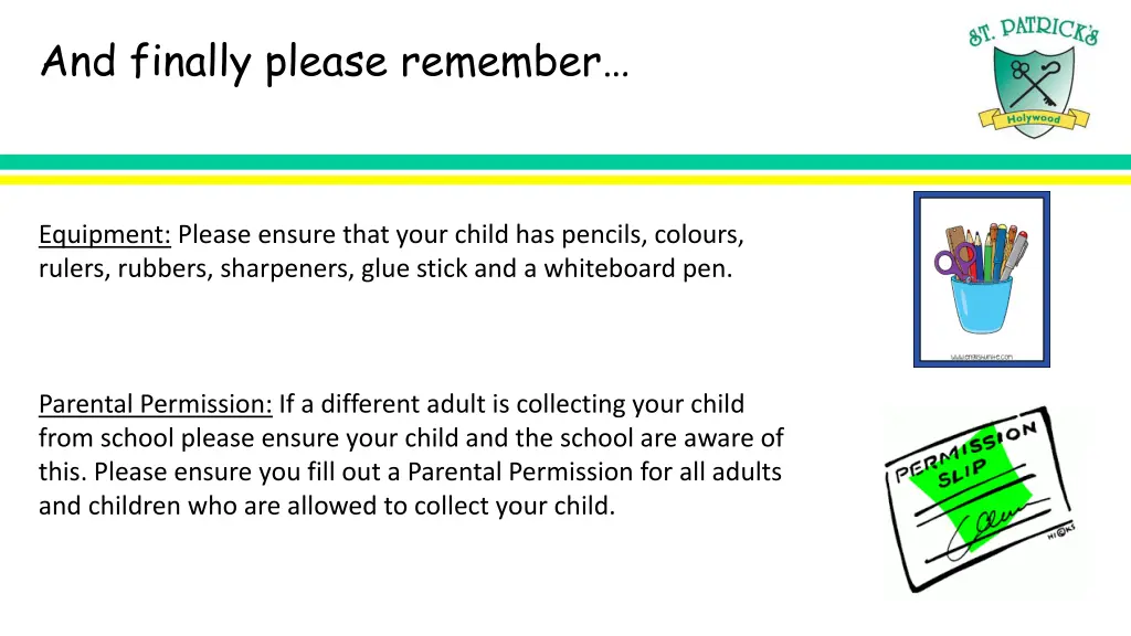 and finally please remember