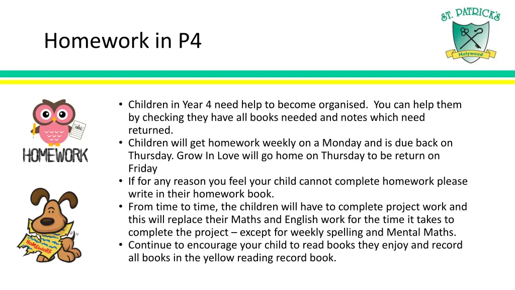 homework in p4