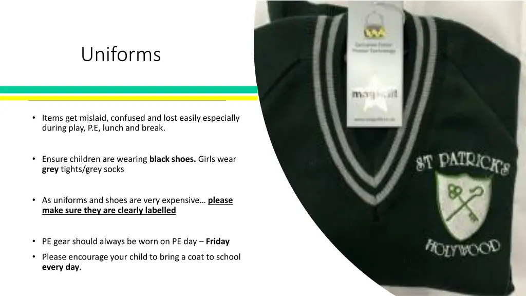 uniforms