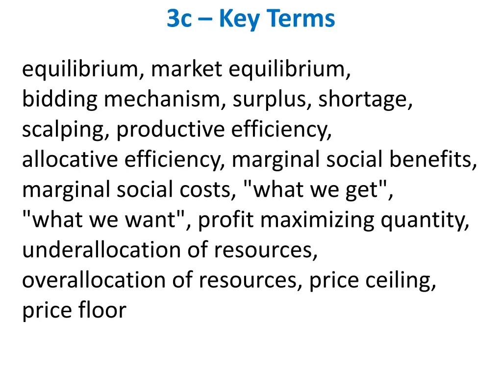 3c key terms