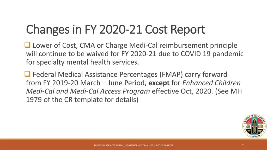 changes in fy 2020 changes in fy 2020 21 cost