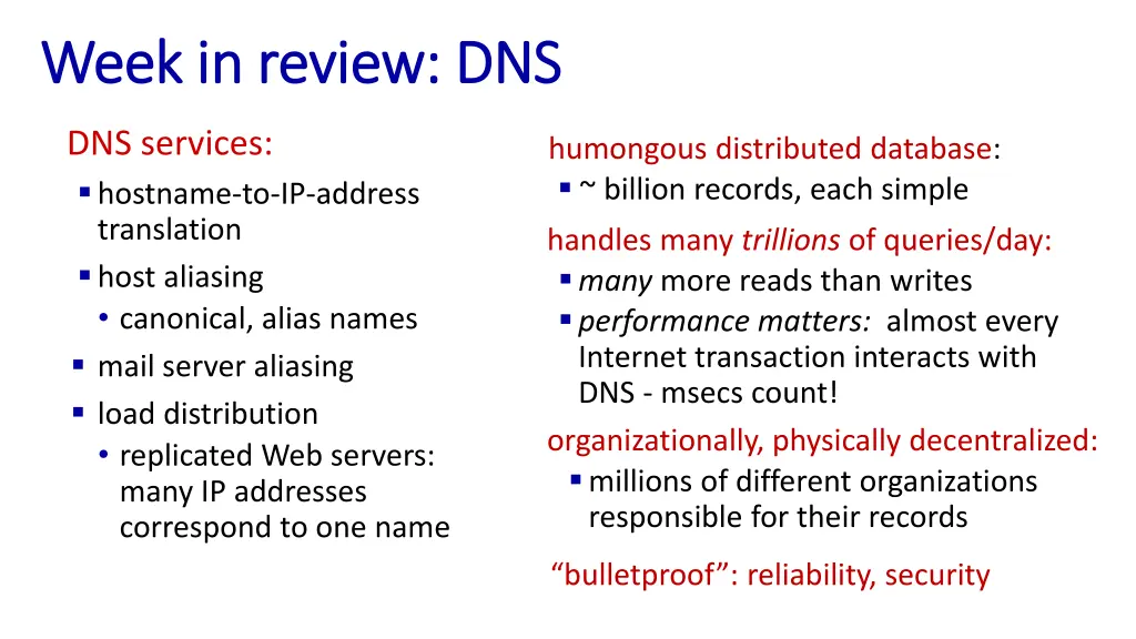 week in review dns week in review dns